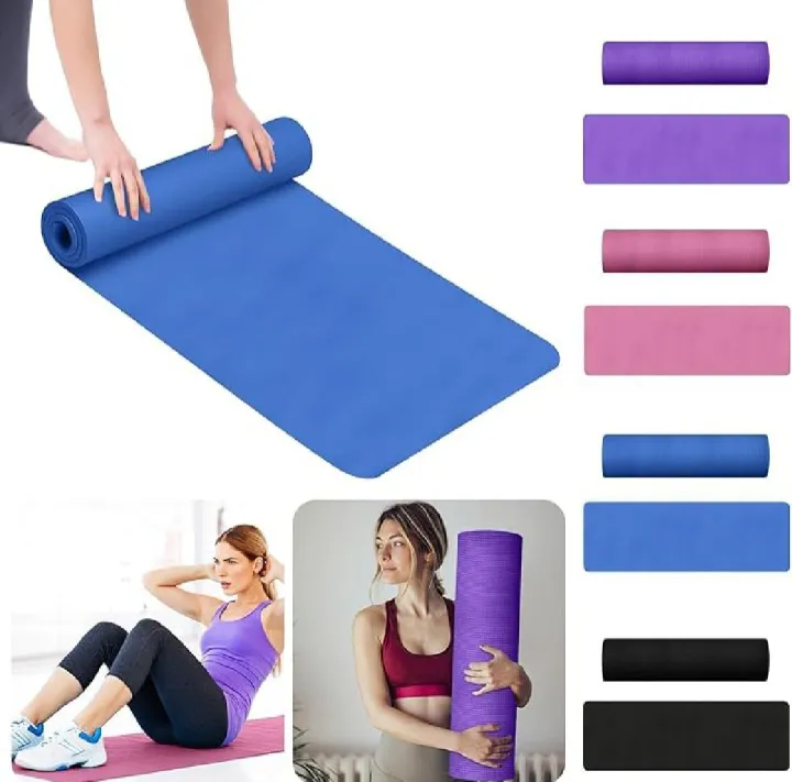 4MM Thick EVA Yoga Mats Anti-slip Sport Fitness Mat Blanket For ...
