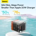 Baseus Mini GaN5 20W Fast Charger For iPhone 14 13 12 11 Pro Max USB Type C Charger Quick Charge 4.0 QC 3.0 For iPhone. 