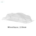 RC Car Body Shell Car Body Shell Cover, Durable Transparent 210mm Wheelbase Finished Body Shell for 1/10 Scale on Road Car Modification Parts. 
