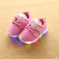 Children'S Shoes Old Baby Toddler Soft Bottom Breathable Baby Sports Shoes Led Lights Casual Shoes Shoes Shoes with nice material. 