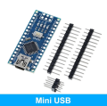 USB Mini V3 Arduino Nano 3.0 Bord With Bootloader ATMEGA328P IC CH340 USB Driver 16Mhz - With cable. 