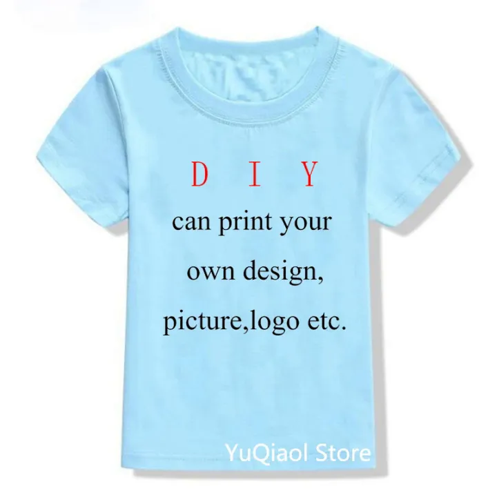 DIY%20print%20kids%20T-shirt%20summer%20boys/girls%20color%20clothes%20childen's%20top%20tshirt%20baby%20custom%20design%20T-shirt%20-%20Image%202