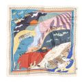 Custom Silk Scarf and Eye Mask Set for Events and Festivals, Promotional Gift, Hand Gift, Custom Silk Scarf, Light Blocking Mask. 