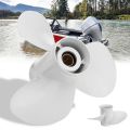 Boat Outboard Propeller for Yamaha 25-60HP 11 1/4 x 14 Marine Propeller 13 Spline Tooth 663-45958-01-EL. 