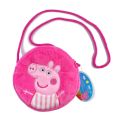 【HOT】 Peppa Pig Plush Crossbody Bag George Pig Toddler Knapsack Cartoon Round Shoulder Bag Coin Purse Girls Gifts Children's Toys. 