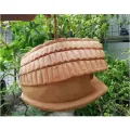 Coconut Husk Bird nest Squirrel (ලේනා) cage Natural Bird House Outdoor House shaped coco cage Pol Leli Kurulu Kuduwa Lena Kuduwa And can be use for Restaurants , Hotel decoration. 