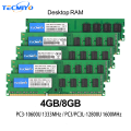 Super 8GB Desktop RAM DDR3 DDR3L 1600MHz 1333MHz PC3-12800U PC3-10600U 4GB DIMM Intel AMD 1.5V 1.35V 2RX8 Non-ECC Memory - Green. 