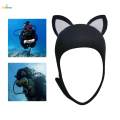 Scuba Diving Hood Cap 3mm Neoprene Hood Headgear Head Cover Thermal Hood for Black White. 