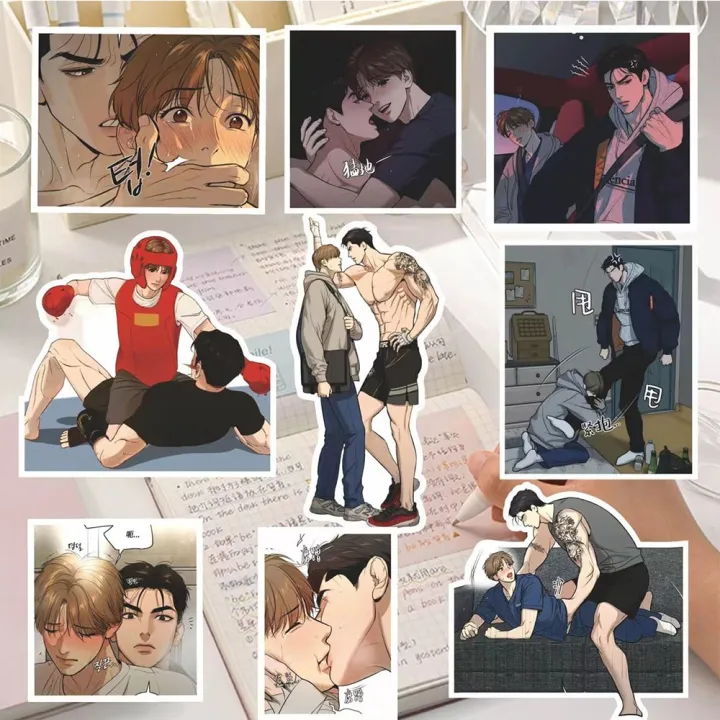 10/30/66pcs%20Korean%20Manwha%20Jinx%20Stickers%20Anime%20Joo%20Jaekyung%20Kim%20Dan%20Manga%20Stickers%20Cute%20DIY%20Luggage%20Laptop%20Boys%20Love%20BL%20Decals%20-%20Image%203