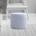 Ottoman Foot Rest Stool Padded Seat Small Cylinder Stool Sofa Tea Stool for Office Sturdy Room. 