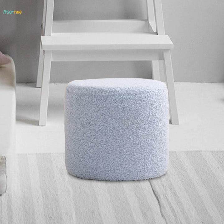 Ottoman%20Foot%20Rest%20Stool%20Padded%20Seat%20Small%20Cylinder%20Stool%20Sofa%20Tea%20Stool%20for%20Office%20Sturdy%20Room%20-%20Image%204