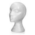 【Hannah Martin Official Store】27.5 x 52cm Dummy / mannequin head Female Exhibitor cap, hair accessories and wigs Woman Mannequin Foam. 