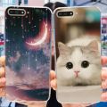 For Huawei Y6 2018 Case ATU-L11 ATU-LX3 Stylish Painted Back Cover Soft Silicone Phone Cases For Huawei Y 6 Y6 Prime 2018 Bumper. 