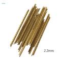 20 Pieces Guitar Fret Wires, Fretwire Durable, Smooth Surface Brass Fret Wire Brass High Strength Fingerboard Fret Wire for Classical Guitar. 