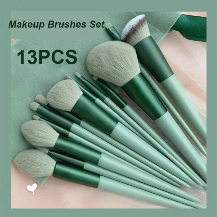 13%20Pieces%20Makeup%20Brush%20Set%20Eye%20Shadow%20Foundation%20Women%20Cosmetic%20Brush%20Beauty%20Soft%20Makeup%20Tools%20With%20Bag%20-%20Image%2010