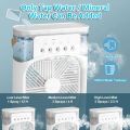 Portable Humidifier Fan AIr Conditioner Household Small Air Cooler Hydrocooling Portable Air Adjustment For Office 3 Speed Fan. 