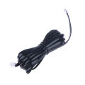 RJ12 6P6C 1/2/3/5m Data Cable, Male To Male Modular Data Cord Straight Wiring Pinout Telephone Handset Voice Extension Cable Conbo. 