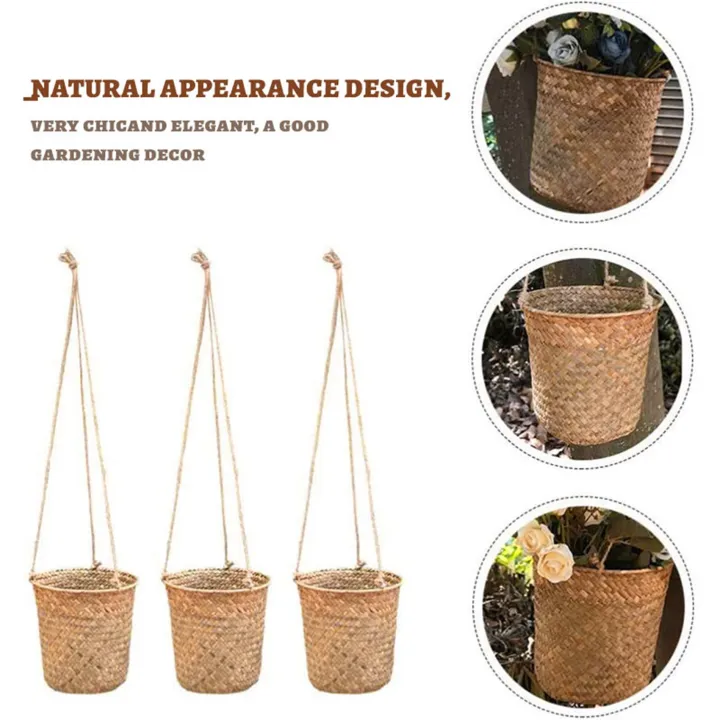 3-Piece%20Hand-Woven%20Storage%20Basket%20Wicker%20Hanging%20Flower%20Pot%20Basket%20Plant%20Basket%20Indoor%20and%20Outdoor%20Flower%20Container%20-%20Image%202