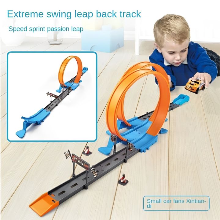 Speed%20Double%20Car%20Racing%20Track%20Kit%20Toy%20Drag%20Race%20Car%20Track%20For%20Kids%20Drift%20Track%20set%20-%20Image%205