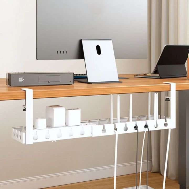 Multipurpose Extendable Under Desk Cable Management Tray Sturdy No ...