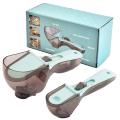 Adjustable Measurement Spoon with Scale for Kitchen Home Baking Cooking Tools Volume Measuring Spoons Scale Measurement Spoon for Cake Baking Kitchen Plastic Measuring Spoon and Cup Set 2 pcs. 