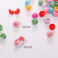 80 PCS Baby Girls Cute Candy Colors Plastic Hairpins Mini Hair Claw Clips Hair Braids Maker Beads Headwear Hair Accessories. 