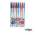 Authentic Smiggle Ballpoint Red/Blue/Black Pens - 8 Pack. 