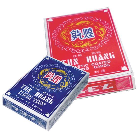 Card Pack Playing Cards with Plastic Coated - Tun Huang 737