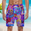 Celebrate Hawaii Graphic Shorts Pants 3D Printed Hip Hop Y2k Board Shorts Summer Men Kids Hawaii Swimsuit Cool Surf Swim Trunks. 
