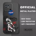 Realme Narzo 50A NASA slam dunk astronaut Pattern Soft Case Phone Casing Camera Lens Protector Full back Cover simple Silicone Cases. 