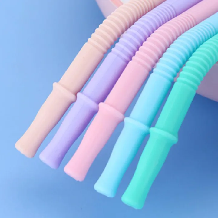 Straw%20Silicone%20Colorful%20Reusable%20Creative%20Household%20Kindergarten%20Portable%20Children's%20Milk%20Tea%20Straw%20-%20Image%203