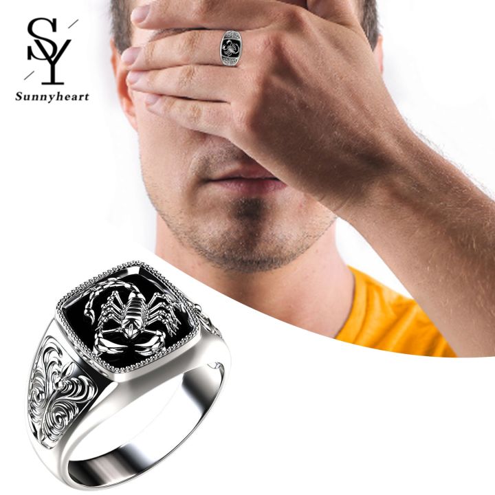 Sunny%20Creative%20Alloy%20Scorpio%20Relief%20Men%20Ring%20Silver%20Wedding%20Band%20Jewelry%20Accessory%20for%20Anniversary%20-%20Image%205