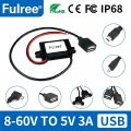 Type C USBC Mini Micro USB 12V 24V 36V 48V Convert to 5V 3A Car Phone Charger DC DC Step Down Buck Converter 12 Volt to 5 Volt. 