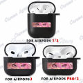Hentai Anime Waifu Girls Eyes Case for Airpods 1 2 3 Pro Wireless Bluetooth Earphone Box Shockproof Protective AirPods Case. 