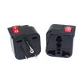 Wonpro Universal Japan United States Canada Philippines Thailand power connector AU EU UK swiss italy to US travel adapter plug Type B with switch and indicator lamp. 