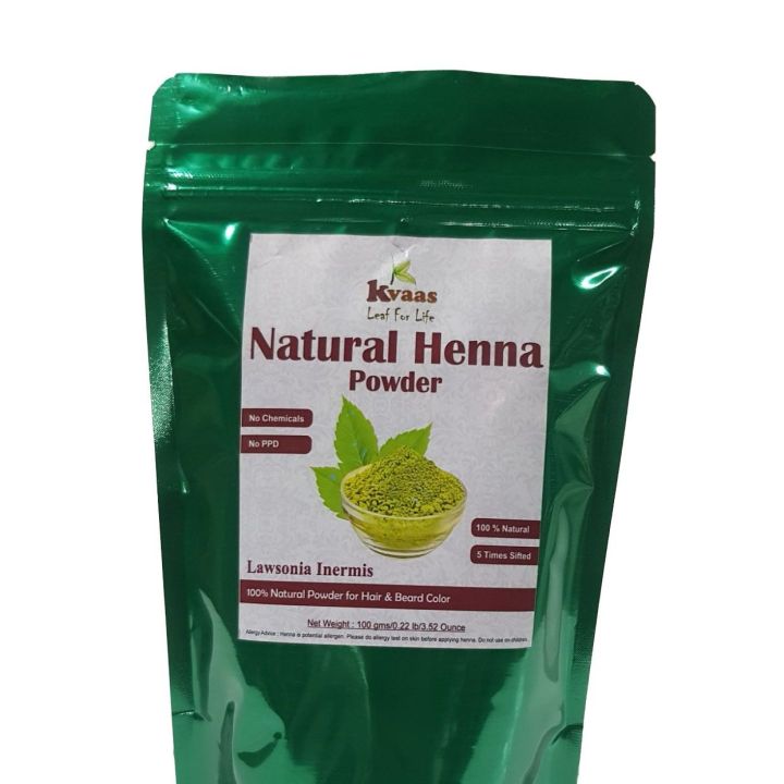 Kvaas Henna Powder 100% Pure Natural