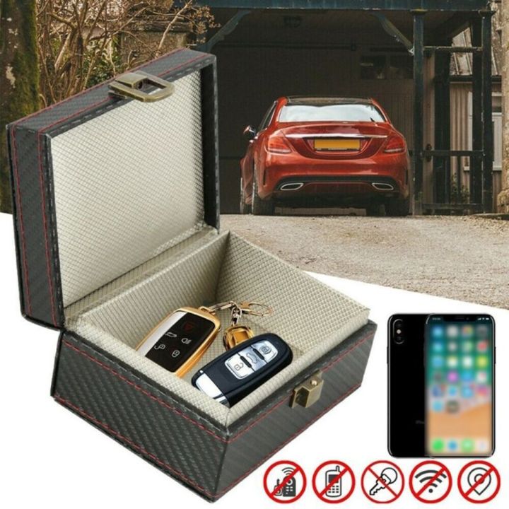 Rfid Box RFID Box Key Fob Protector Faraday Box Anti-Theft Safety Signal Blocker ...