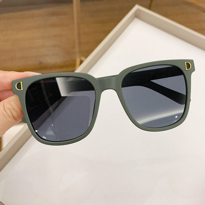 Kids Sunglasses D-shaped Square Frame Outdoor Sun Protection Boys Girls Sunglasses Vintage Style