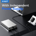 New style Eaget Portable External Hard Drive 3TB 5TB HDD 3.5 inch 5Gbps External Hard Disk Memory Compatible for PC Mac Desktop MacBook. 