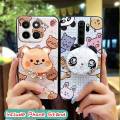 Rotatable stand Back Cover Phone Case For Honor X6c Quicksand cute Anti-knock Dirt-resistant Simplicity Cartoon TPU. 