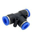 Pneumatic Tee Connector / Socket 4mm - 12mm. 