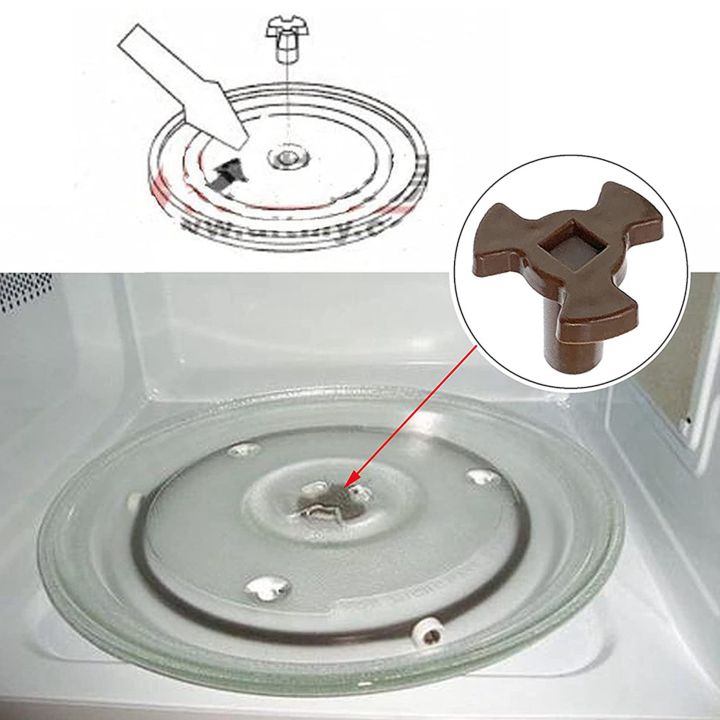 2X%20Microwave%20Turntable%20Coupler,Microwave%20Oven%20Roller%20Guide%20Support,%20Microwave%20Oven%20Rotary%20Core%20Coupling%20Replacement%20-%20Image%202