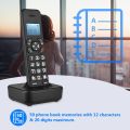 D1002B Cordless Phone with Answering Machine Caller. 