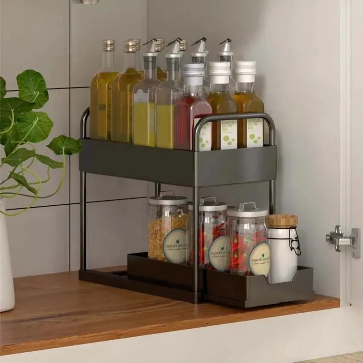 Double%20Layer%20Spice%20Rack%20Storage%20Rack%20Pull-out%204%20Hooks%20Sliding%20Drawer%20Cabinet%20Basket%20Organizer%20Kitchen%20Shelf%20Seasoning%20Holder%20-%20Image%205