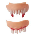 10Pcs Funny Vampire Zombie Denture Teeth Halloween Cosplay Costume Trick Toys. 
