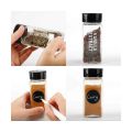 Spices Glass Bottle Set with Lid 110ml Glass jar 1pcs. 