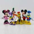 （New）6pc/lot Mickey figure toy doll Minnie figure Moue Donald Duck Cartoon Children' toy goofy dog pluto dog daiy Free hipping. 