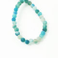 4-14mm Natural Stone Frost Crab Colorful Carnelian Round Loose Beads For DIY Necklace Bracelet Jewelry Making. 