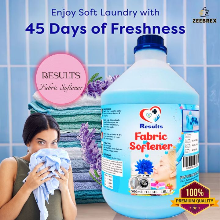 Blue Fabric Softener 4L – Calm & Soothing Laundry Care | Daraz.lk