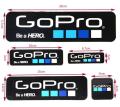GoPro Sticker Set with 9 different stickers. 